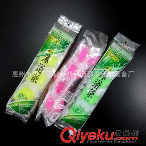 一次性用品/酒店用品 75克裝多彩尼龍潔凈沐浴條沐浴花球擦優質PE 一箱160個 廠價直銷
