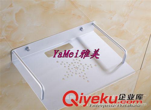 衛(wèi)浴掛架專區(qū) 機頂盒架太空鋁實心數(shù)字電視托架子掛架支架路由架壁掛單層原始圖片3