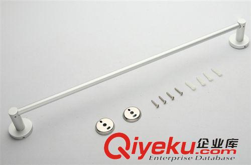 太空鋁系列 溫州欣昂衛(wèi)浴單層浴巾架掛件衛(wèi)生間毛巾?xiàng)U太空鋁廁所壁掛毛巾架原始圖片3