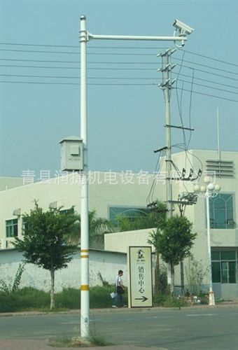 天網工程立桿，監(jiān)控桿 河北天網工程立桿/監(jiān)控桿 交通型 專業(yè)加工，定制-青縣潤捷直供
