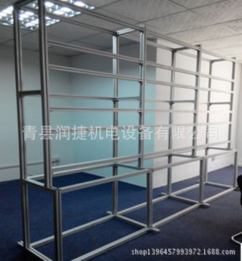 拼接屏支架 安裝便捷 多屏液晶顯示器無縫拼接支架|監控保護拼接墻（帶柜）原始圖片2
