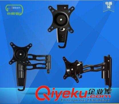 顯示器支架 13-27寸廚房電視支架 頭部多向旋轉掛壁安裝 小尺寸電視通用掛架原始圖片2