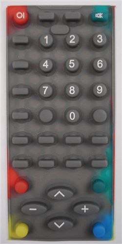 硅橡膠制品 RC-ZVT16 RC-ZVT03 ZVT13  rubber keypad 印度遙控器硅橡膠按鍵