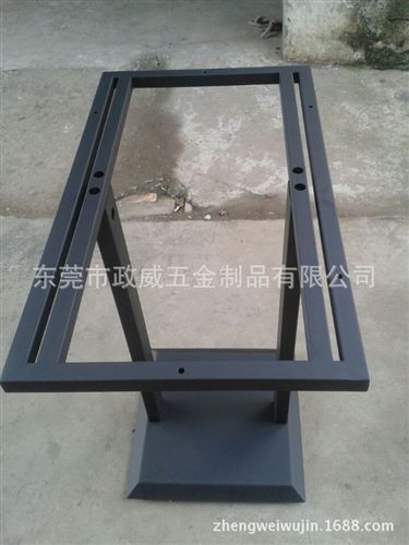 鈑金加工 供應(yīng)五金鐵架子 辦公桌 圓支撐底座 火鍋電底座原始圖片2