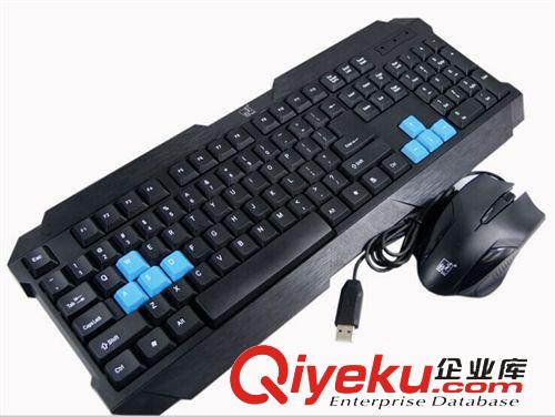 追光豹鍵鼠系列 P+U Q19 追光豹ss锏競技版專業(yè)游戲鍵鼠套裝 電腦配件批發(fā)原始圖片2