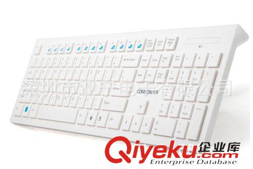 創(chuàng)享無線系列 [白色]CS-4000 創(chuàng)享傾城絕戀II二代超薄2.4G無線鍵鼠套裝[配電池]原始圖片2