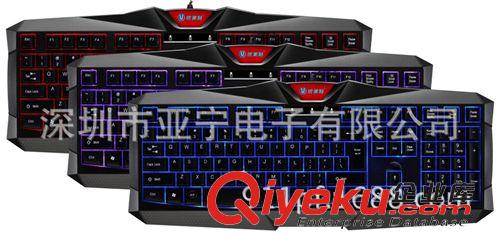 網(wǎng)圣/優(yōu)美特鍵鼠系列 [單色背光]優(yōu)美特UMT-200 縫隙發(fā)光單鍵盤USB 電腦配件批發(fā)原始圖片2