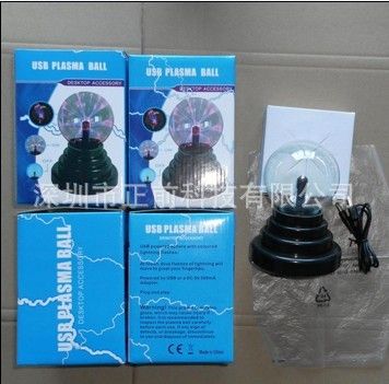 未分組 銷量{gj}  清新空氣USB魔燈 防輻射等離子燈 3寸USB靜電魔燈原始圖片2