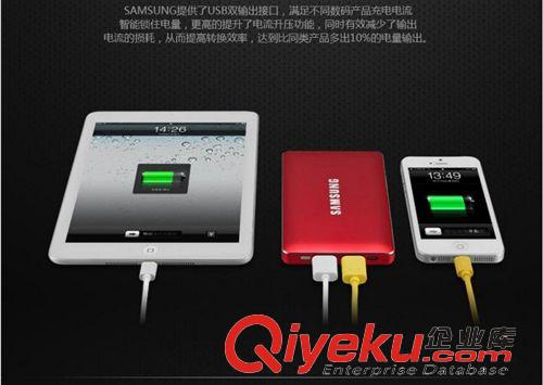 移動(dòng)電源 三星超薄聚合物鋰離子電芯移動(dòng)電源 金屬外殼禮品廣告移動(dòng)電源原始圖片2