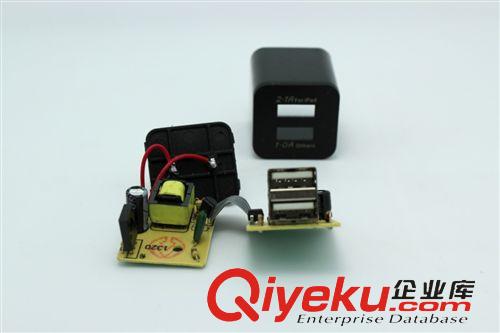 手機充電器 廠家直銷安卓智能 三星小米充電器 雙USB2A綠點接口蘋果充電器原始圖片3