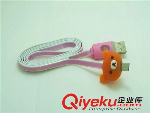手機數據線 V8安卓三星發光數據線 Micro USB安卓系統手機數據線 卡通原始圖片2