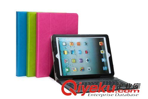 ipad5藍牙鍵盤系列 Ipad Air皮套 IPAD AIR硅膠防水皮套鍵盤 ipad5多色藍牙鍵盤 批發原始圖片3