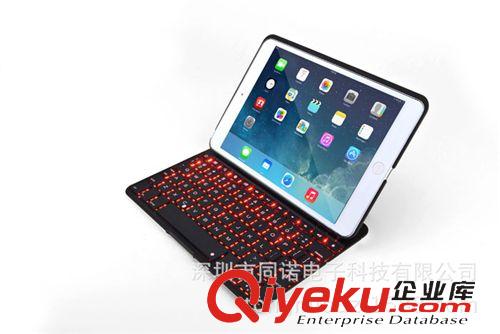 平板藍(lán)牙鍵盤(pán) 蘋(píng)果ipad mini 1,mini2藍(lán)牙平板鍵盤(pán)電腦 鋁合金超薄 背光保護(hù)套原始圖片3