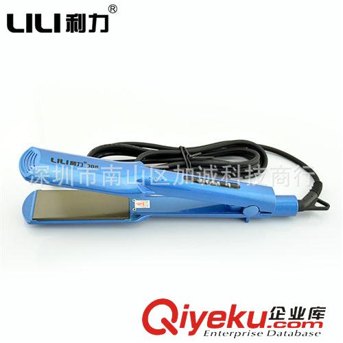 小家電 利力專業(yè)直發(fā)器 發(fā)廊專用燙發(fā)夾陶瓷釉玉米夾不傷發(fā)直發(fā)夾直發(fā)908原始圖片3