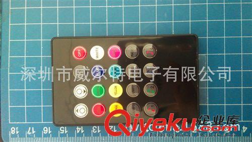 燈控制器 新款LED音樂(lè)遙控器 12V聲控RGB燈帶遙控器 20鍵七彩遙控控制器原始圖片2