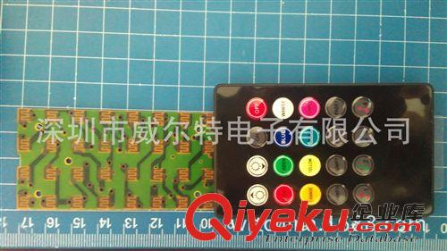 燈控制器 新款LED音樂(lè)遙控器 12V聲控RGB燈帶遙控器 20鍵七彩遙控控制器原始圖片3