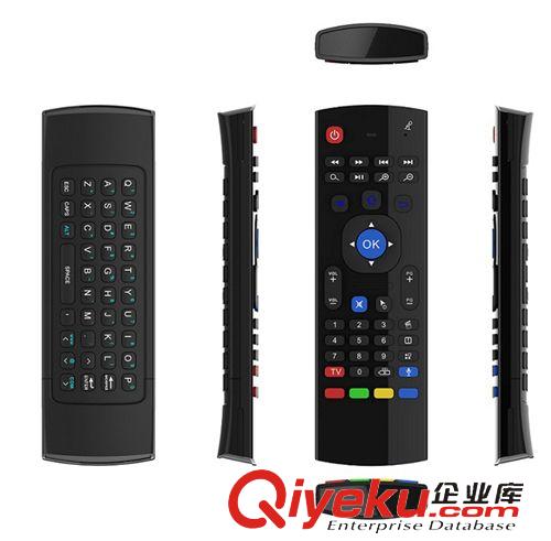 無線鍵盤 iPazzPort 2.4G無線,紅外學習型遙控,智能電視雙面鍵盤原始圖片2