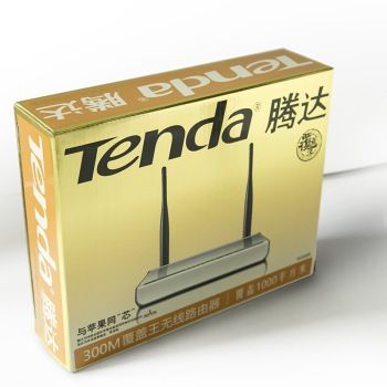 TENDA 騰達(dá)路由器 Tenda騰達(dá)W308R 無線路由300M覆蓋王 兩天線WIFI路由器 精典款