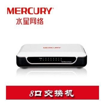 MERCURY 水星路由器 水星交換機 S108M 10/100M以太網(wǎng)交換機 8口寬帶交換機