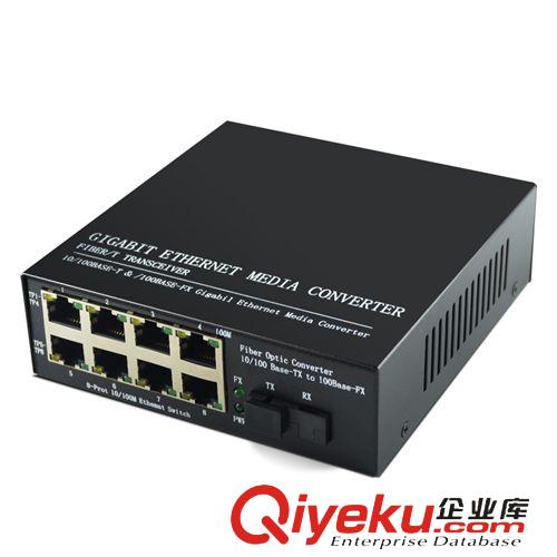 光纖系列 全新正品1光8電單模單纖光纖收發(fā)器百萬高清攝像機專用 工廠直銷原始圖片2