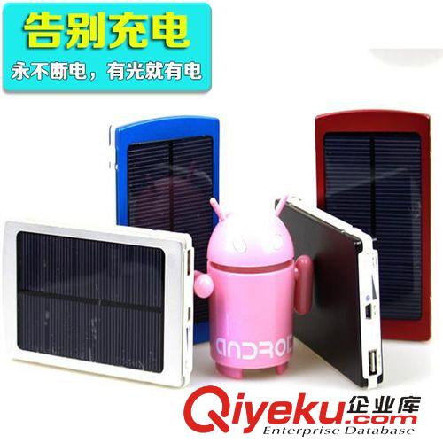 移動電源 太陽能移動電源10000毫安 超薄聚合物 大容量充電寶批發(fā)一件代發(fā)原始圖片2