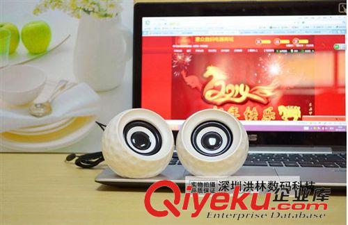 USB手機(jī)電腦音箱 高爾夫USB迷你小音箱 批發(fā)電腦音箱 小音響筆記本音箱 usb2.0音箱原始圖片2