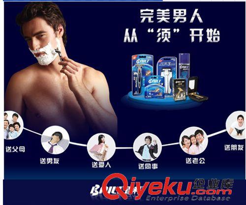 zp剃須刀 百利128A刀架 潤滑雙層刀片 1刀架4刀頭 美國進口刀片 手動剃須