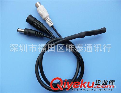 拾音器 501C拾音器 監控 三線接口 可隱蔽安裝2DC+RCA 適合海康，大華原始圖片2