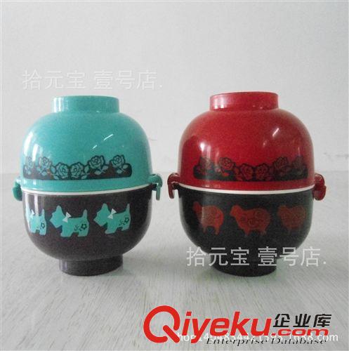 家居用品折扣區 韓版兒童扣碗 gd兩層便當碗 創意便當碗