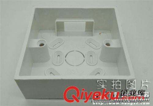 墻壁開關(guān)明暗盒 送禮品批發(fā)創(chuàng)意86型PVC明盒明裝底盒接線盒安裝盒墻壁開關(guān)配件原始圖片2