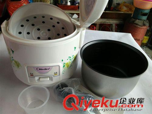 美的電飯煲 批發(fā)家電禮品電熱水壺4L機械式zp生活美的電器電飯鍋合金電飯煲