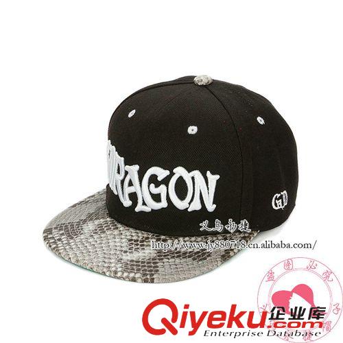 嘻哈帽 YJC-152 BIGBANG GD 權(quán)志龍G-DRAGON BSX同款蛇紋帽子平沿嘻哈帽
