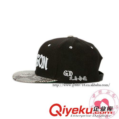 嘻哈帽 YJC-152 BIGBANG GD 權(quán)志龍G-DRAGON BSX同款蛇紋帽子平沿嘻哈帽