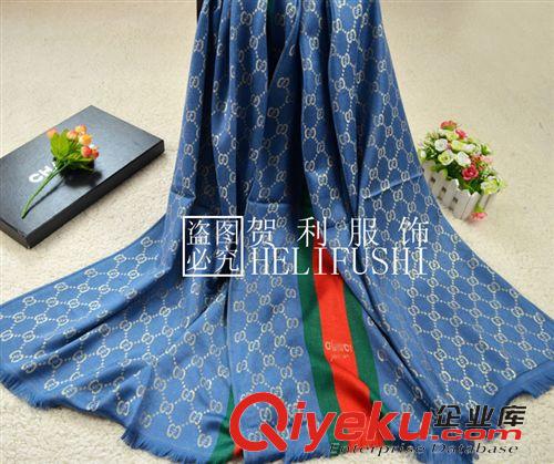 2月新款 新品  歐美dp復(fù)古風(fēng)格古家金絲圍巾保暖披肩兩用 女士加長(zhǎng)圍巾