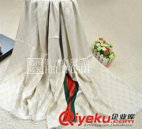 2月新款 新品  歐美dp復(fù)古風(fēng)格古家金絲圍巾保暖披肩兩用 女士加長(zhǎng)圍巾
