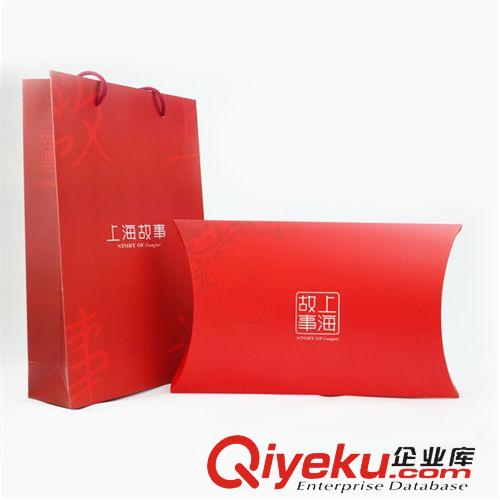 包裝盒 上海故事zp禮盒手提袋包裝盒禮品袋兩件套服飾圍禮品包裝盒爆款