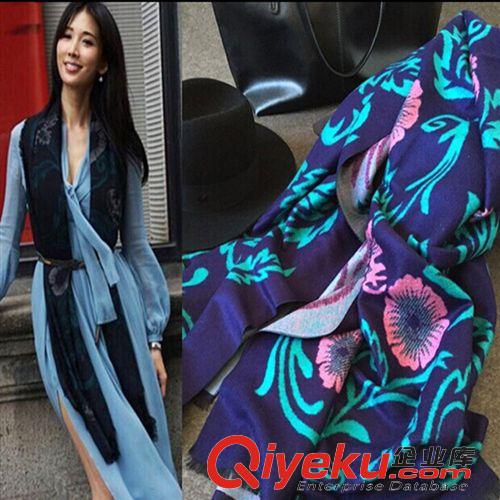 羊絨圍巾&披肩 冬季圍巾女 林志玲同款歐美圍jin披肩兩用超長 羊絨{yl}手感圍脖原始圖片2