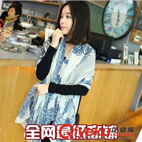 仿真絲圍巾&披肩 新款韓版空調(diào)愛心絲巾時尚可愛小桃心圍巾 便宜絨雪紡絲巾批發(fā)R19