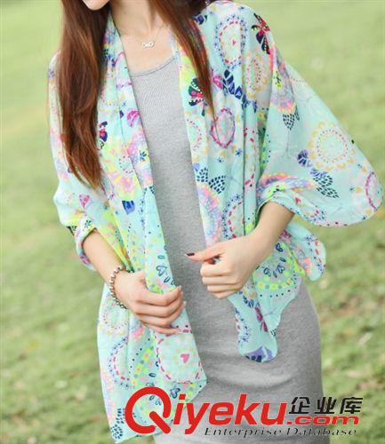 雪紡圍巾 2015雪紡防曬沙灘絲巾紗巾百變兩用超長女夏長款春秋韓版絲巾R-1