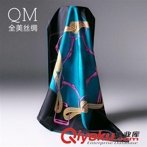 真絲斜紋綢方巾 全美gddp桑蠶絲圍巾批發 90真絲斜紋綢女士印花方巾