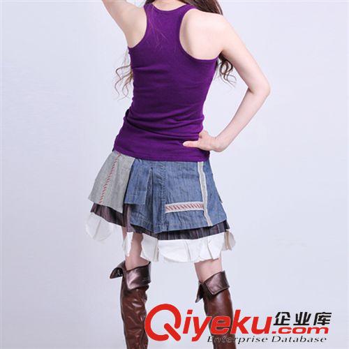 羊絨吊帶/圍巾 品牌新款時(shí)尚百搭純色羊絨背心女 保暖修身顯瘦貼身工字背心 促銷原始圖片2