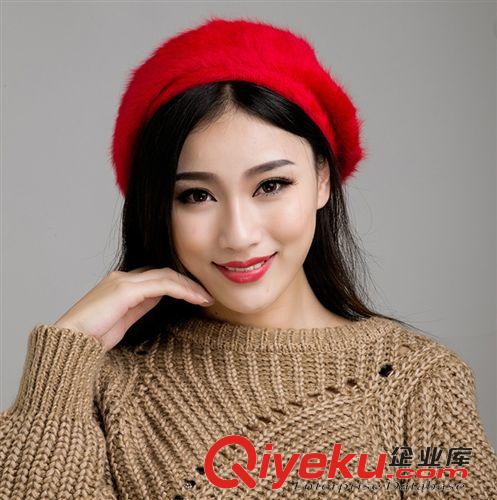 護膝,腰,肩,手套 2015春季新款女士羊絨帽針織帽原始圖片2