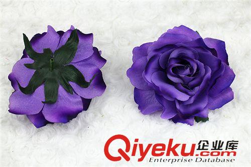 DIY配件仿真花 gf真玫瑰花朵 仿真花头 假花干花装饰花绢花批发tj9.5cm