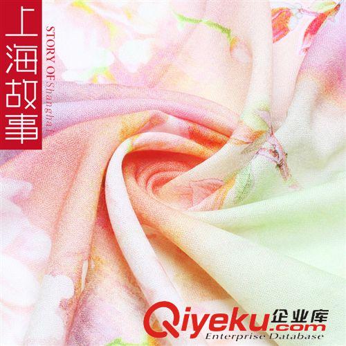 活動專區(qū) 【伙拼】上海故事zp圍巾秋冬新款噴繪羊毛圍巾禮品圍巾批發(fā)