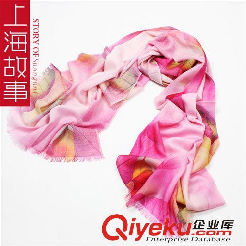 活動(dòng)專區(qū) 上海故事原裝zp秋冬保暖圍巾噴繪純羊毛圍巾批發(fā)禮品圍巾采購
