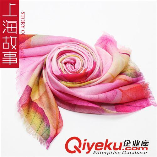 活動(dòng)專區(qū) 上海故事原裝zp秋冬保暖圍巾噴繪純羊毛圍巾批發(fā)禮品圍巾采購