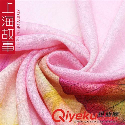 活動(dòng)專區(qū) 上海故事原裝zp秋冬保暖圍巾噴繪純羊毛圍巾批發(fā)禮品圍巾采購