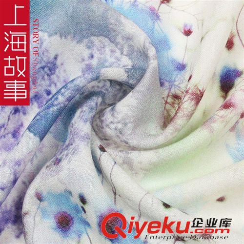 活動(dòng)專區(qū) 上海故事zp圍巾 秋冬人氣新款噴繪羊毛圍巾禮品保暖圍巾