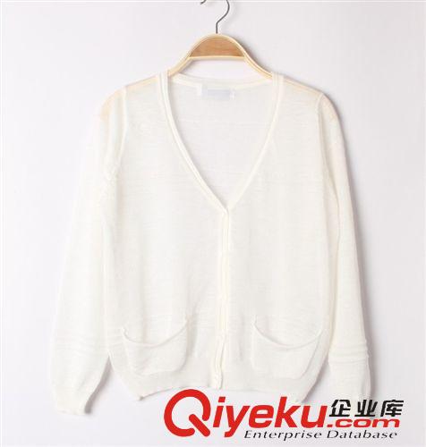 2014夏季新品 明星范冰冰同款2015春夏亚麻开衫外贸原单针织开衫女式空调衫批发