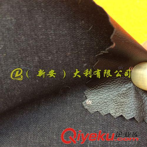 软皮服装革 新款直供 印花服装皮革 柔软仿羊纹印花服装皮料 无弹针织底